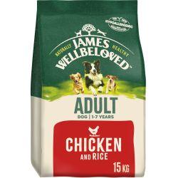 James Wellbeloved Adult Dry Dog Food Chicken & Rice 15kg - Ormskirk Pets