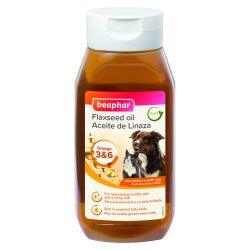 Beaphar Flaxseed Oil for Cats & Dogs 430ml - Ormskirk Pets