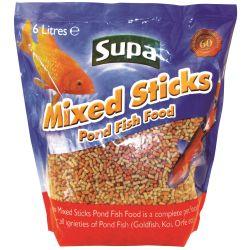 Supa Mixed Pond Sticks 6ltr - Ormskirk Pets