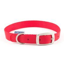 Ancol Nylon Dog Collar Red 28-36cm size 3 - Ormskirk Pets