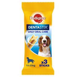 Pedigree Dentastix Daily Adult Medium Dog Treats 3 X Dental Sticks 77G 3Stk  BOX OF 18 - Ormskirk Pets