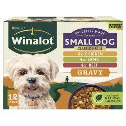 Winalot Pouch Small Dog Chunks in Gravy 12pk, 100g