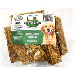 Paddock Farm 100% Duck Strips 500g - Ormskirk Pets