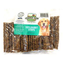 Paddock Farm 100% Rabbit Strips 500G - Ormskirk Pets