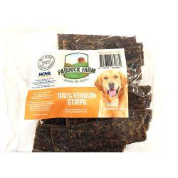 Paddock Farm 100% Venison Strips 500G - Ormskirk Pets