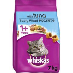 Whiskas Adult Complete Dry Cat Food Biscuits Tuna 7kg - Ormskirk Pets