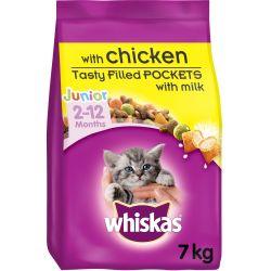 Whiskas Kitten Complete Dry Cat Food Biscuits Chicken 7kg - Ormskirk Pets