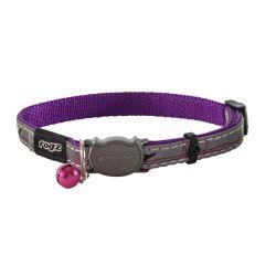 Rogz Nightcat Safety Collar Purple 10Mm - Ormskirk Pets