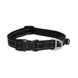 Rogz Utility Classic Collar Black Lge - Ormskirk Pets