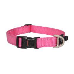 Rogz Utility Classic Collar Pink Xl - Ormskirk Pets