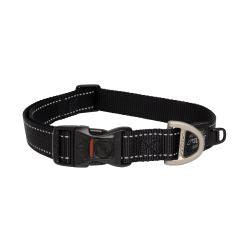 Rogz Utility Classic Collar Black Xl - Ormskirk Pets