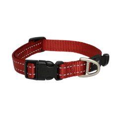 Rogz Utility Classic Collar Red Med - Ormskirk Pets