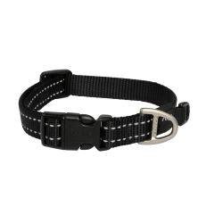 Rogz Utility Classic Collar Black Med - Ormskirk Pets