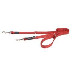 Rogz Utility Multi Lead Red Lge - Ormskirk Pets