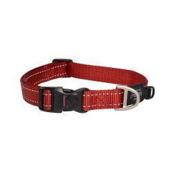 Rogz Utility Classic Collar Red Lge - Ormskirk Pets