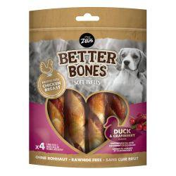 Zeus Bones Duck & Cranberry Large Rolls 160G - Ormskirk Pets