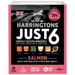 Harringtons Just 6 Salmon 8x380G - Ormskirk Pets