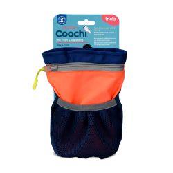 Coachi Pro Train & Treat Bag Navy/Coral - Ormskirk Pets