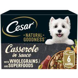 Cesar Natural Goodness Tins Mixed Selection Superfoods 6X400G 400G - Ormskirk Pets