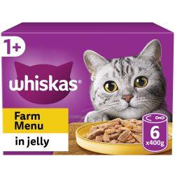 Whiskas Farm Menu Adult Wet Cat Food In Jelly Tin 6Pk 400G - Ormskirk Pets