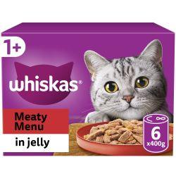 Whiskas 1+ Cat Tins Meaty Menu In Jelly 6Pk 400G - Ormskirk Pets