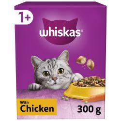 Whiskas 1+ Chicken Adult Dry Cat Food 300G - Ormskirk Pets