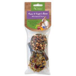 Natural Nibbles Flower & Veg Lollies 2Pk - Ormskirk Pets