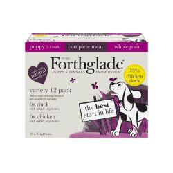 Forthglade Complete Puppy with Oats Variety Case - Duck & Chicken, 395g - Ormskirk Pets