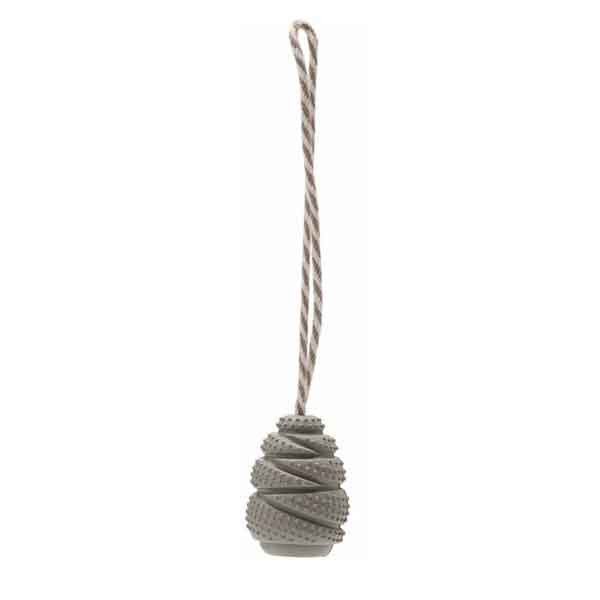 Rosewood Tough Toys Rubber And Rope Large  Grey