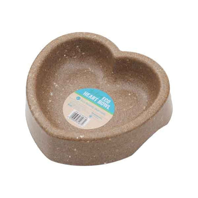 Rosewood Eco Bowls Eco Heart Bowl Brown