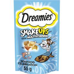 DREAMIES Shakeups Seafood Celebrations Cat Treats 55g - Ormskirk Pets