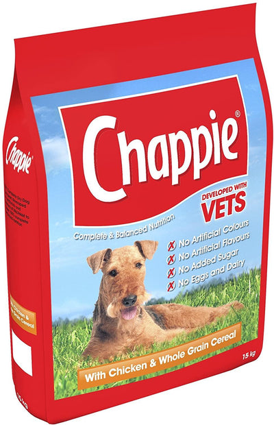 CHAPPIE Chicken & Wholegrain Dry Adult Wholegrain Dog Food 15kg - Ormskirk Pets