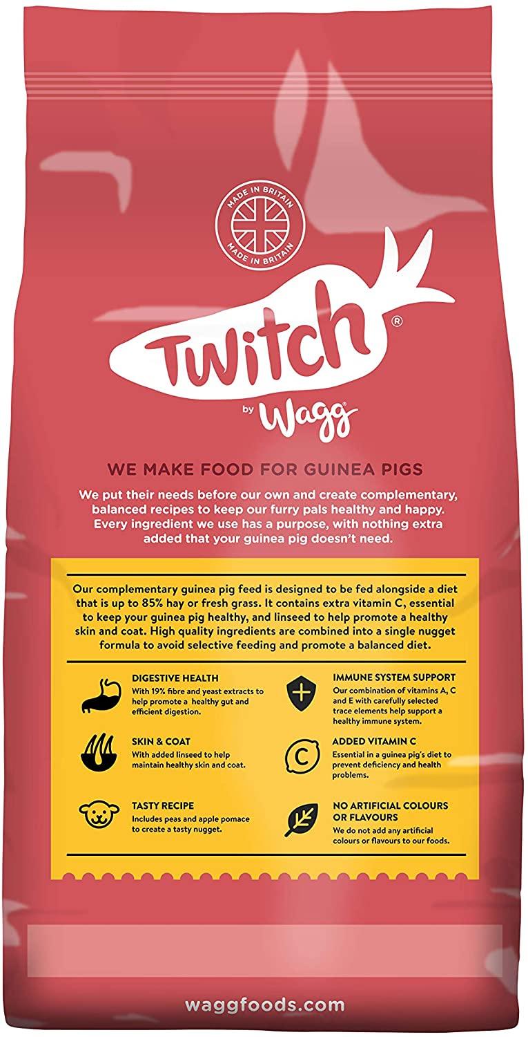 Twitch Guinea Pig Crunch, 2kg - Ormskirk Pets