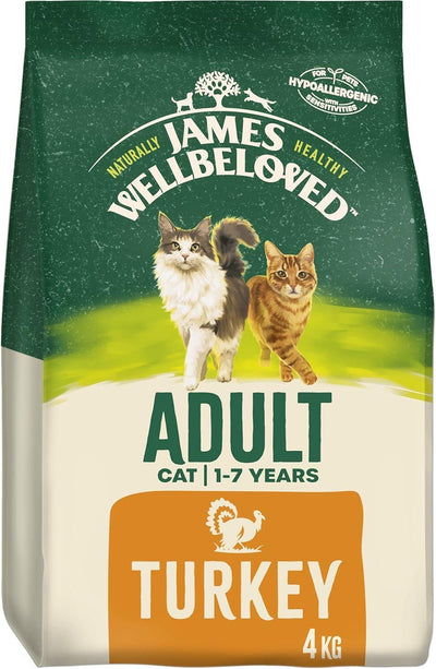 JAMES WELLBELOVED Cat Adult Turkey & Rice 4kg - Ormskirk Pets