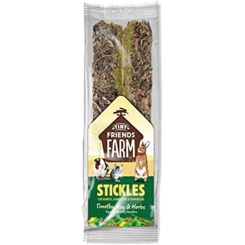 Tiny Friends Farm Stickle Timothy Hay and Herbs 100g - Ormskirk Pets