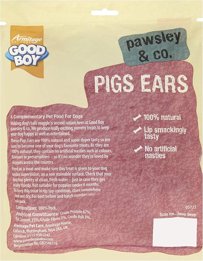 Good Boy Pigs Ears 10 pieces