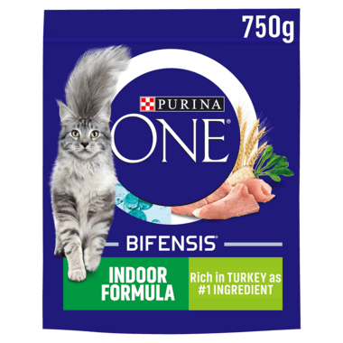 Purina One Indoor Adult Dry Cat Food Turkey 750G - Ormskirk Pets