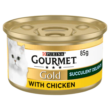 Gourmet Gold Succulent Delights Adult Wet Cat Food Chicken 6x85g