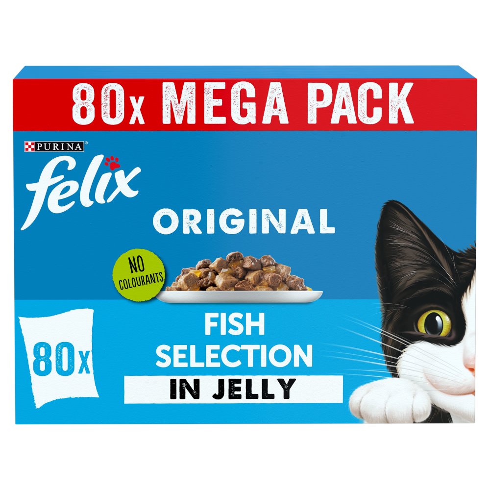 Felix Chunks in Jelly MV Fish Selection 80x85g