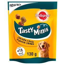 PEDIGREE Tasty Minis Dog Treats Chewy Cubes with Chicken & Duck 130g - Ormskirk Pets