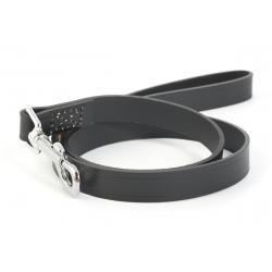 Ancol Leather Lead Black 1.9x100cm - Ormskirk Pets