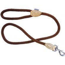 Hemm & Boo Trigger Soft Rope Lead Brown - 14MMX48" - Ormskirk Pets