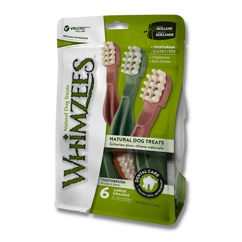 Whimzees Brush Pre Pack 150mm Large - Ormskirk Pets