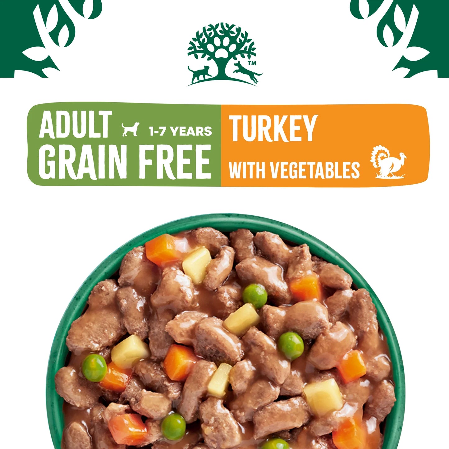 James Wellbeloved Grain Free Adult Wet Dog Food Turkey Pack Pouch 48 x 90g