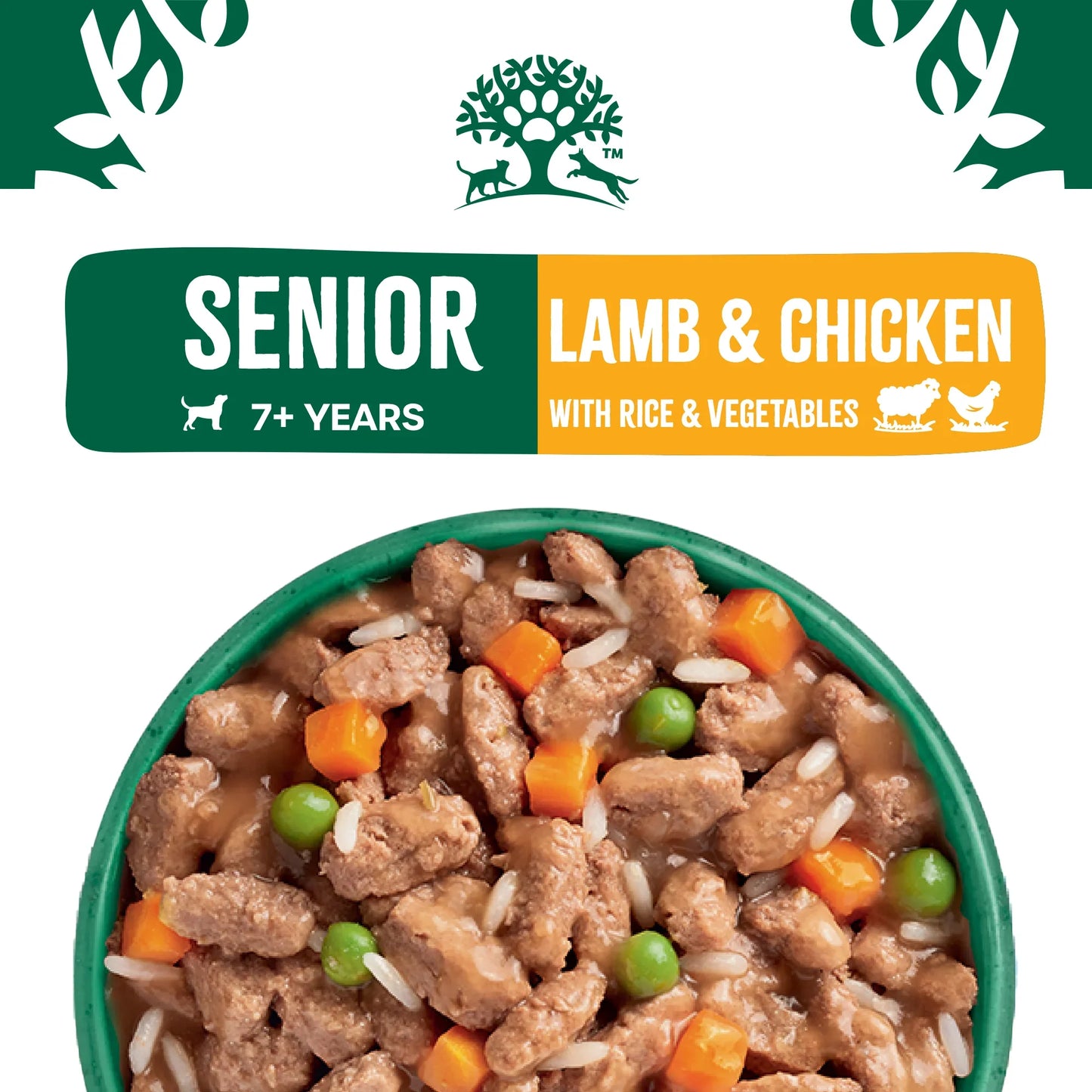 JAMES WELLBELOVED SENIOR DOG TURKEY, LAMB & CHICKEN WITH RICE 48X90G