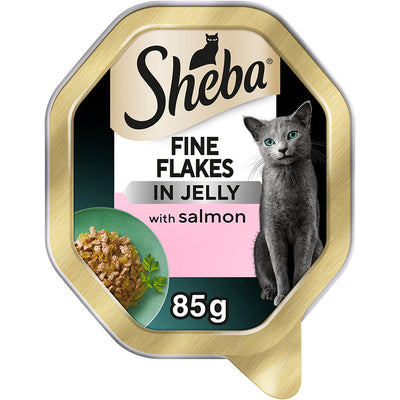 Sheba Fine Flakes Salmon In Jelly, 22 X 85G