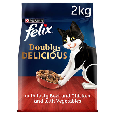 FELIX Doubly Delicious Beef, Chicken & Vegetables 2kg