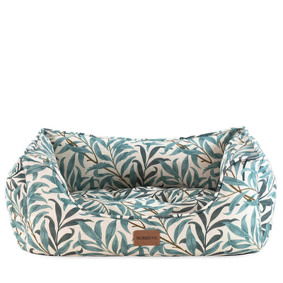 William Morris Square Dog Bed Willow Bough Print