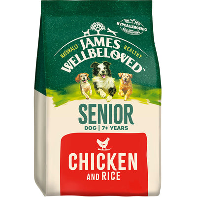 JAMES WELLBELOVED SENIOR DOG CHICKEN & RICE 2KG