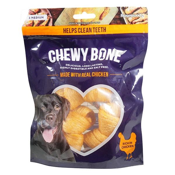 Rosewood CHEWY BONE MEDIUM 3PC 135G - Ormskirk Pets